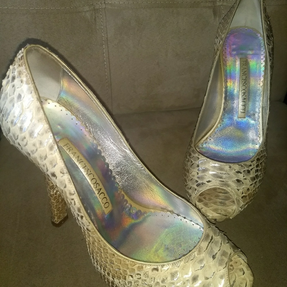 Snakeskin Francescosacco Heels - Picture 6 of 7